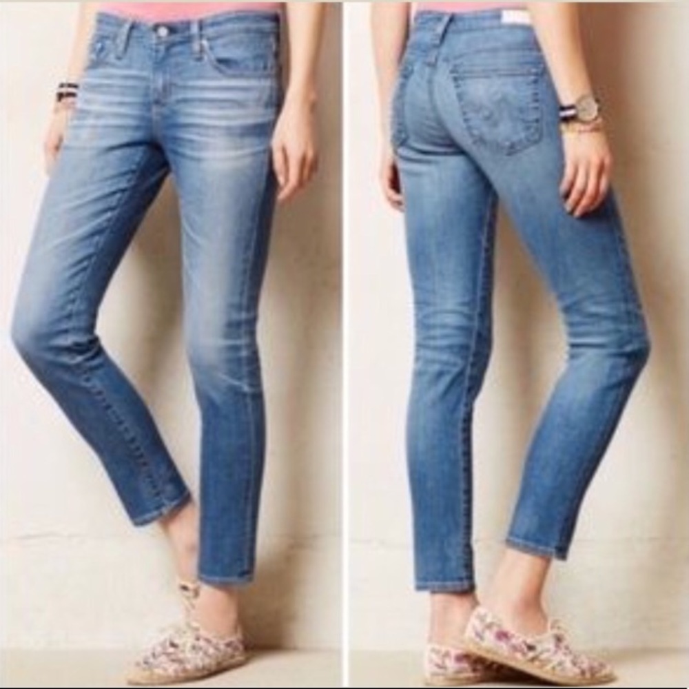 AG the Stevie Ankle slim straight leg